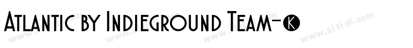 Atlantic by Indieground Team字体转换